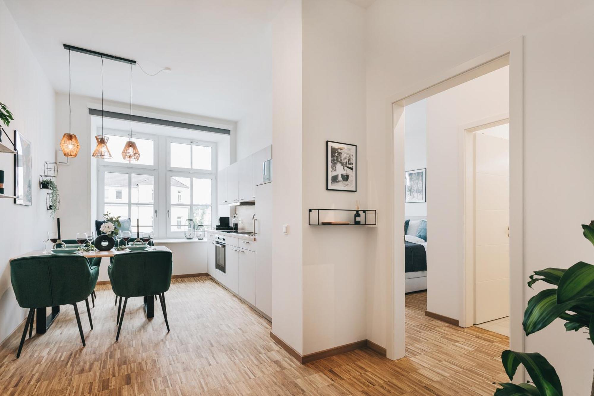 Oasis Appart - Wohnen In Dresden - Netflix - Tiefgarage - Dachterrasse Pokój zdjęcie