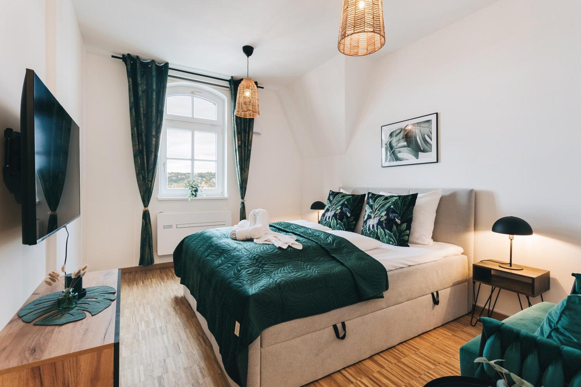 Oasis Appart - Wohnen In Dresden - Netflix - Tiefgarage - Dachterrasse Zewnętrze zdjęcie
